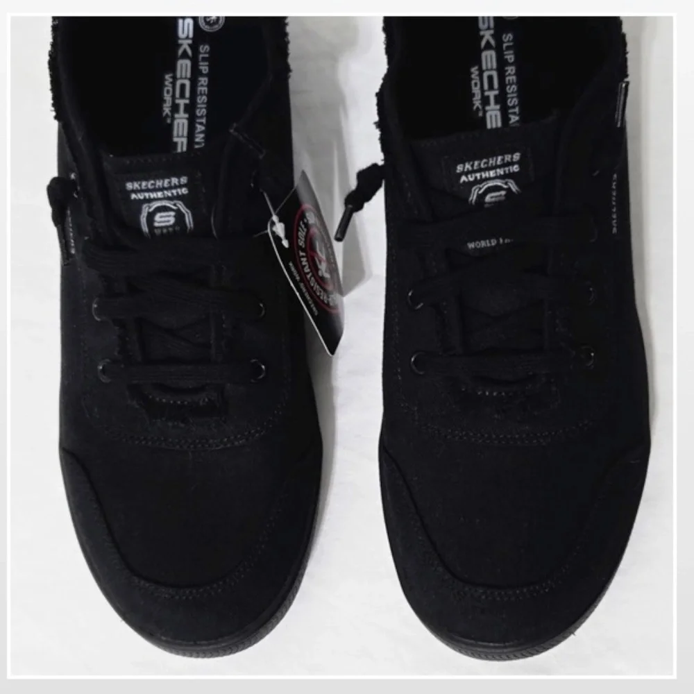New Sketchers Shoes Work Womens Size 11 Black B Cute SR Slip Resistant NWT - Picture 8 of 16